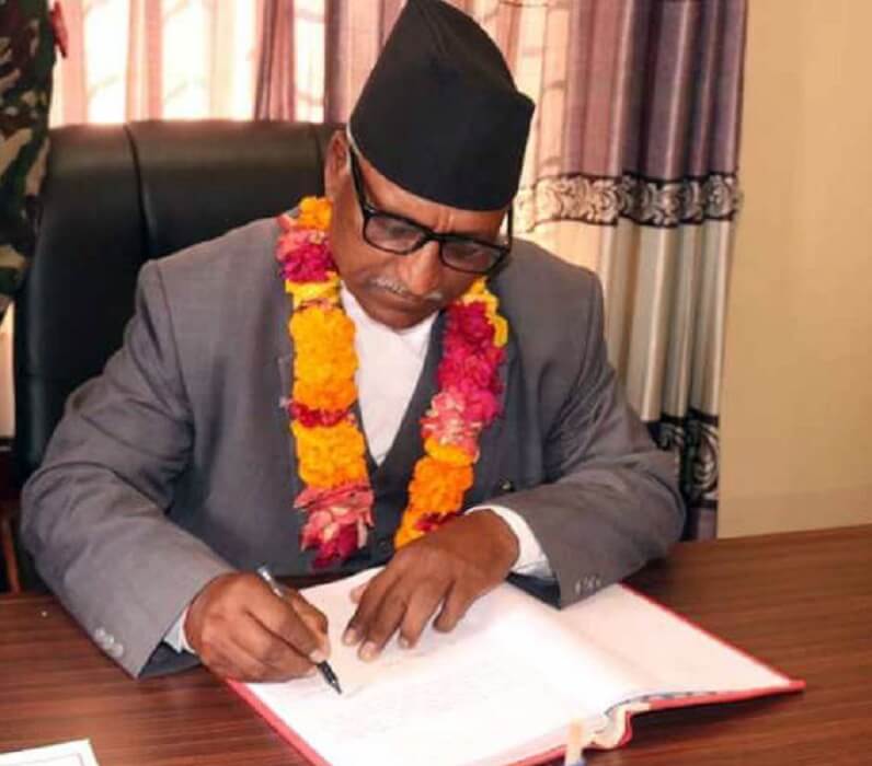 नवनियुक्त प्रदेश प्रमुख कलौनीद्वारा पदभार ग्रहण