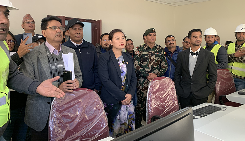 खानेपानी मन्त्री बिना मगरद्वारा मेलम्चीको पानी प्रशोधन केन्द्रको निरीक्षण, तीब्र गतिमा निर्माण गरी समयमै सम्पन्न गर्न निर्देशन