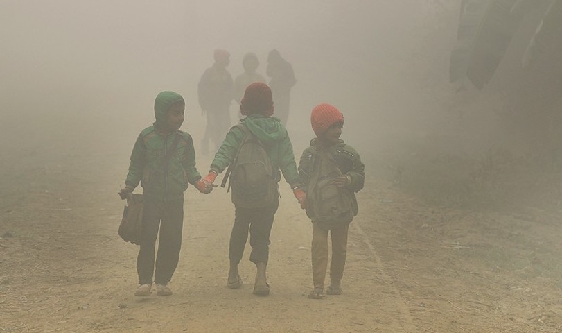 अत्यधिक चिसो र शीतलहरका कारण सिरहाको जनजीवन कस्टकर, ५ दिन विद्यालय बन्द