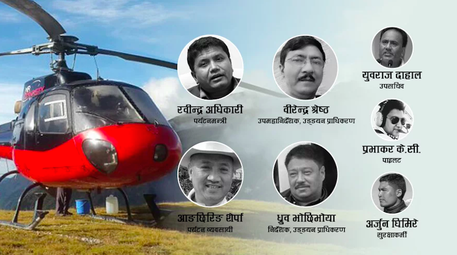 मन्त्री रवीन्द्र अधिकारीसहित ७ भीआईपी सवार हेलिकप्टर दुर्घटनाको प्रतिवेदन सार्वजनिक, यस्तो रहेछ कारण