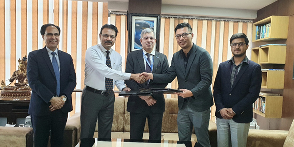 नेपाल एसबिआई बैंक र फोन पेबीच क्यूआर मर्चेन्ट एक्युजिसन सम्झौता