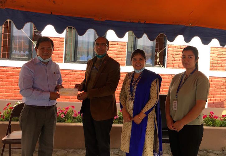 कुमारी बैंकको राष्ट्रिय कोभिड नियन्त्रण राहत कोषमा सहयोग