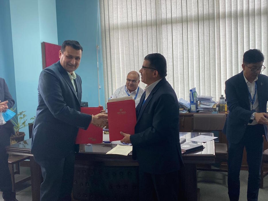 विद्युतीय माध्यमबाट किस्ता भुक्तानी गर्न कोष र एनआईसी एशियाबीच सम्झौता