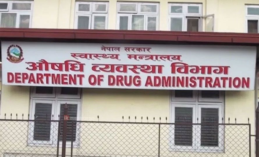 गुणस्तरहीन स्यानिटाइजर उत्पादन गर्ने पाँच उद्योगलाई कारबाही