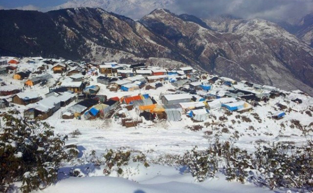 हुम्लाको उच्च भेगमा हिमपात, चिसोले जनजीवन प्रभावित
