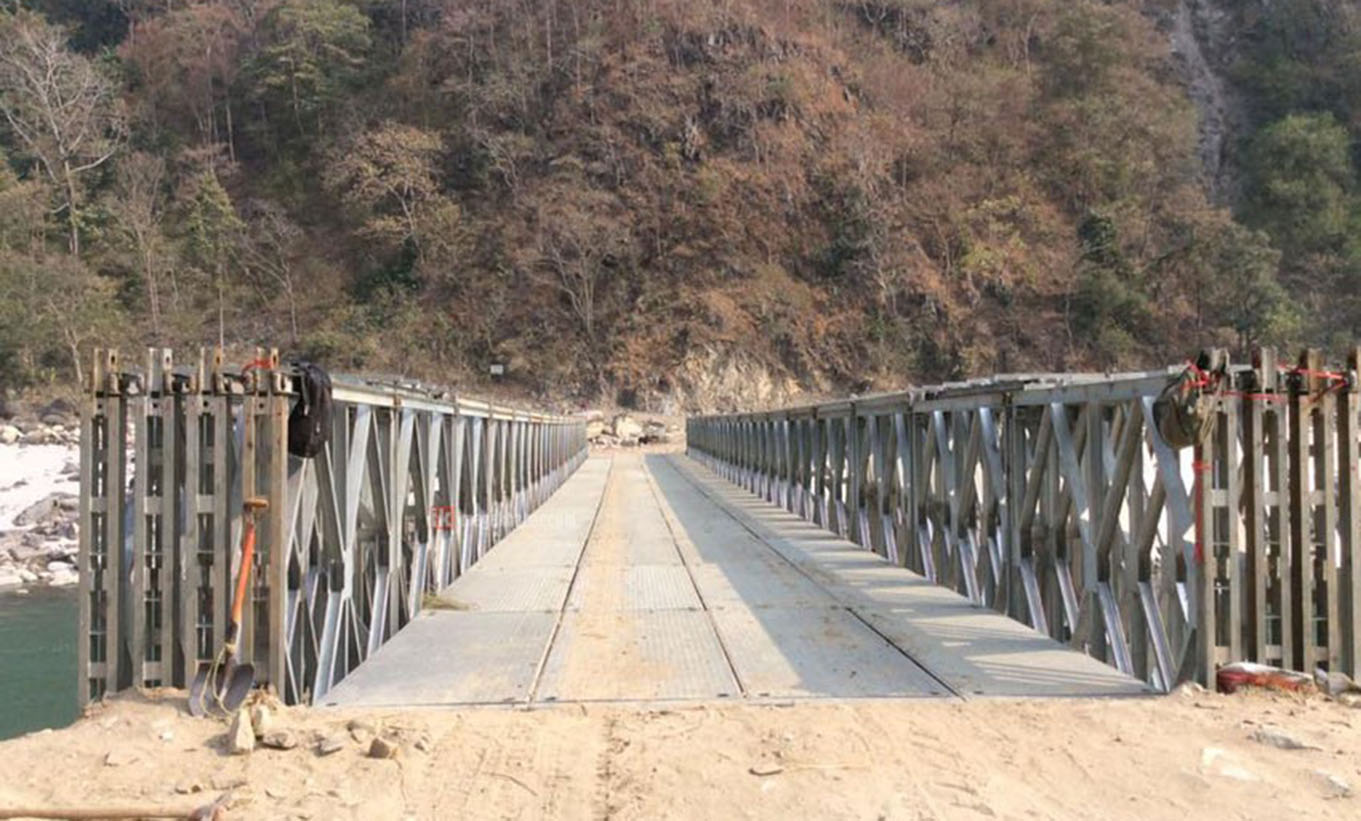 गल्फागाडमा बेलिब्रिज : चैतसम्म सवारी साधन चल्ने