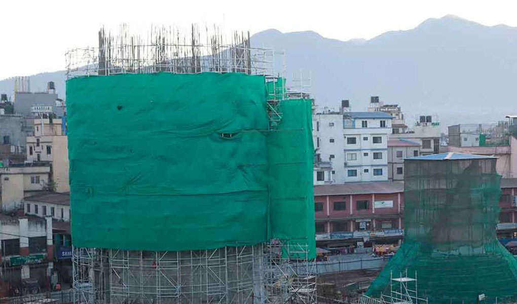 धरहरा पुनःनिर्माण तोकिएकै समयमा नसकिने