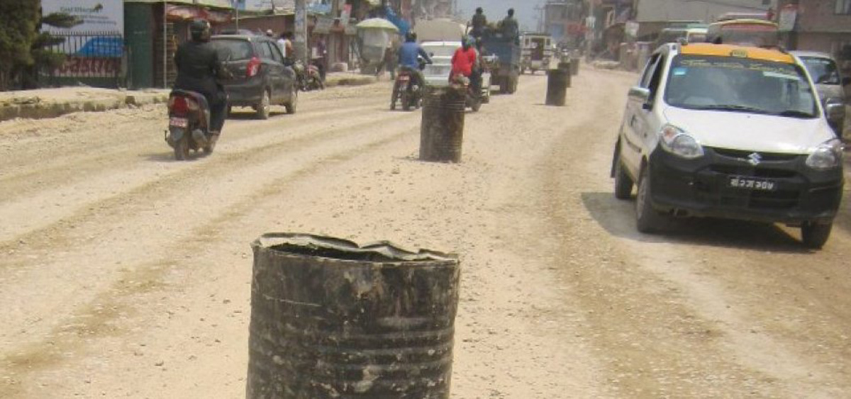 चार वर्ष बित्दा पनि सम्पन्न भएन ढोलाहिटी–लेले सडक