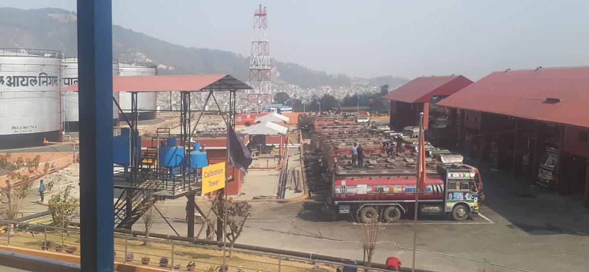 थानकोट डिपोको पहिलो चरणको स्तरोन्नति सकियो