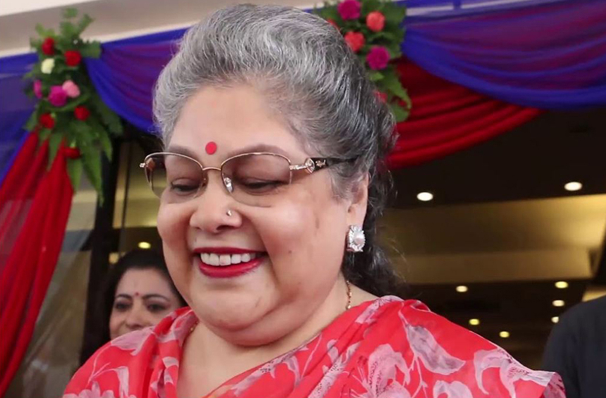 कोरोना संक्रमित पूर्वरानी कोमल शाह आइसियूमा