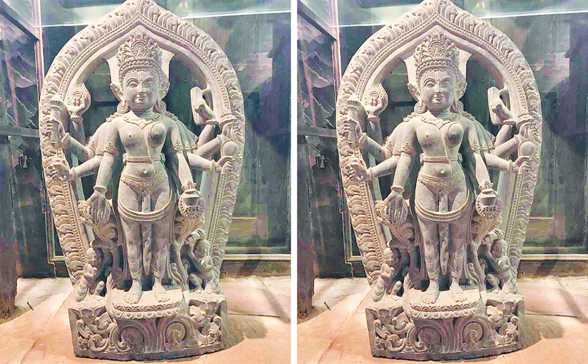 हराएको ३७ वर्षपछि फकिएको मूर्ति हस्तान्तरण
