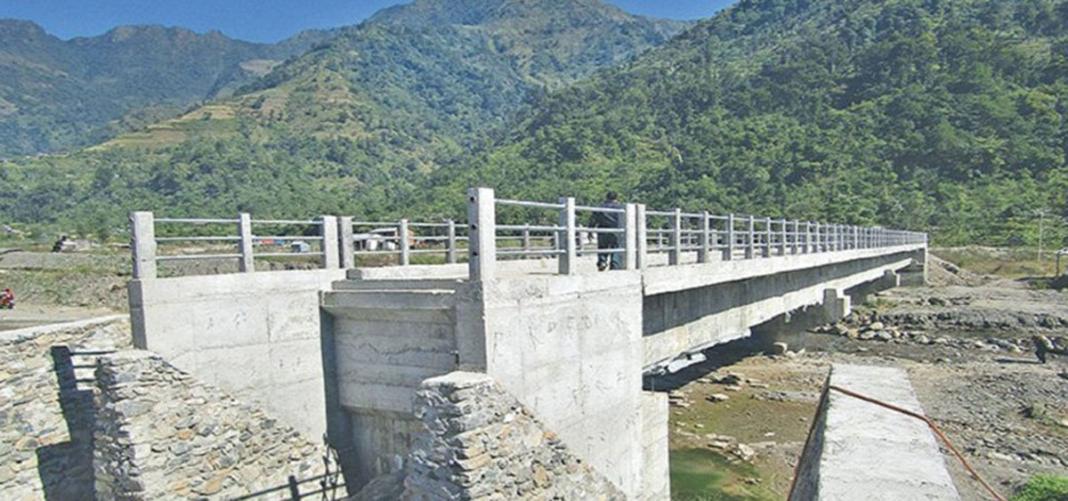 फोक्सिङ्टार पुल निर्माणको भौतिक प्रगति नौ वर्षमा ४८ प्रतिशत