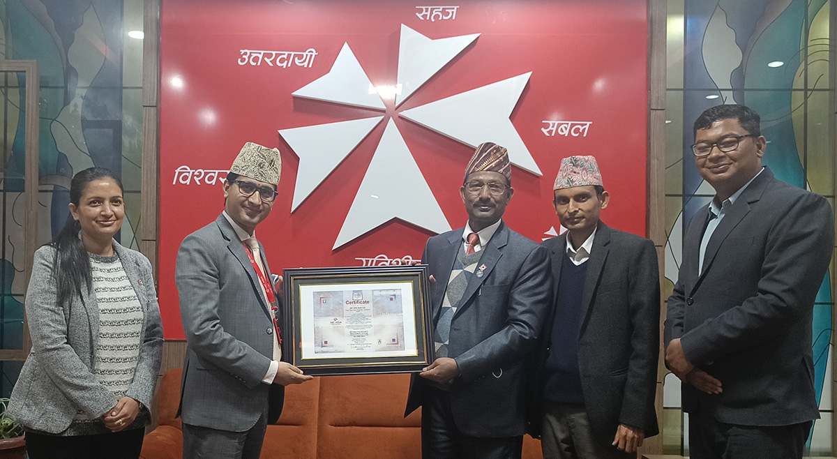 एन आई सी एशिया बैंकलाई आईएसओ २७००१ : २०१३ प्रमाणपत्र