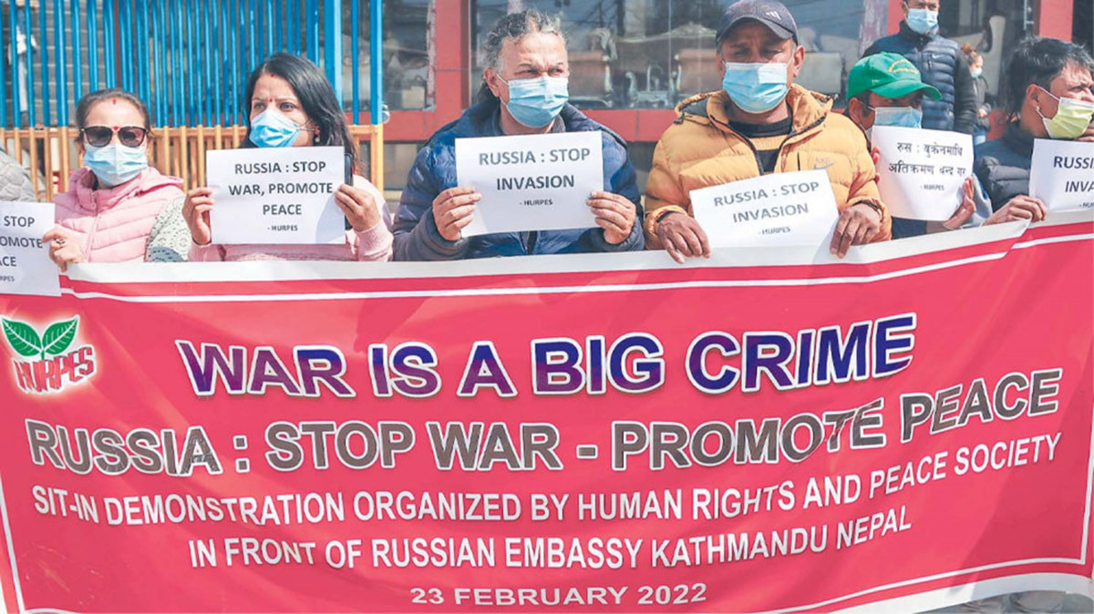 रुस-युक्रेन द्वन्द्वको बाछिटा नेपालसम्म