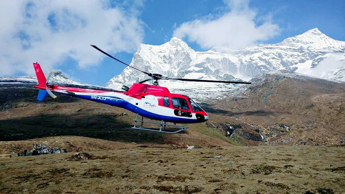 खुम्बु क्षेत्रमा भोलिबाट हेलिकोप्टर कम्पनीहरुले उडान गर्ने