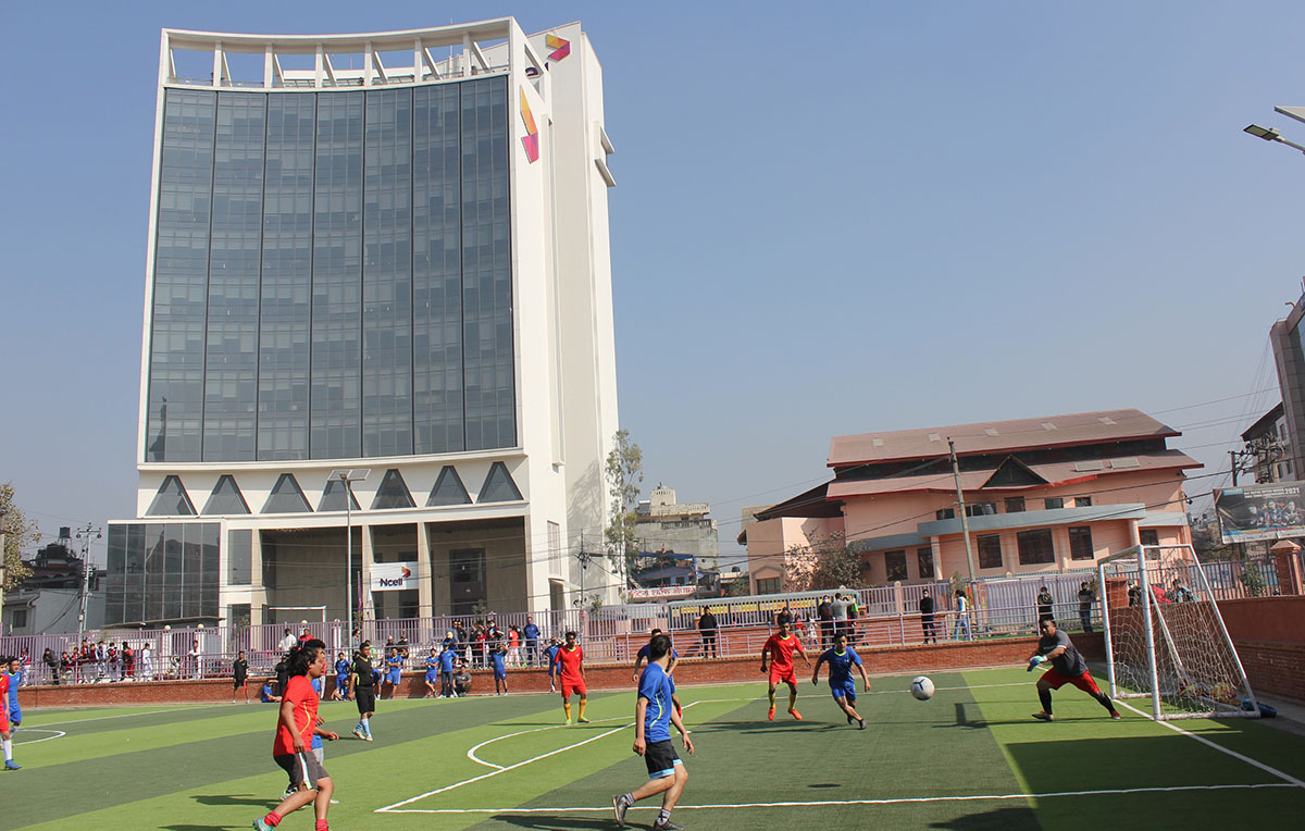 एनसेलद्वारा विविध सुविधासहित लैनचौर मैदानको पुनर्निर्माण सम्पन्न