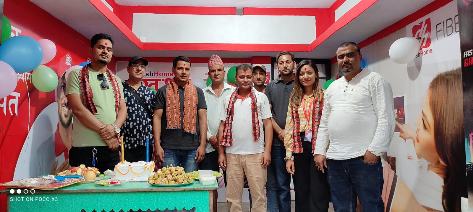 महेन्द्रनगरको बागफामा डिशहोम फाईवरनेटको सोरुम