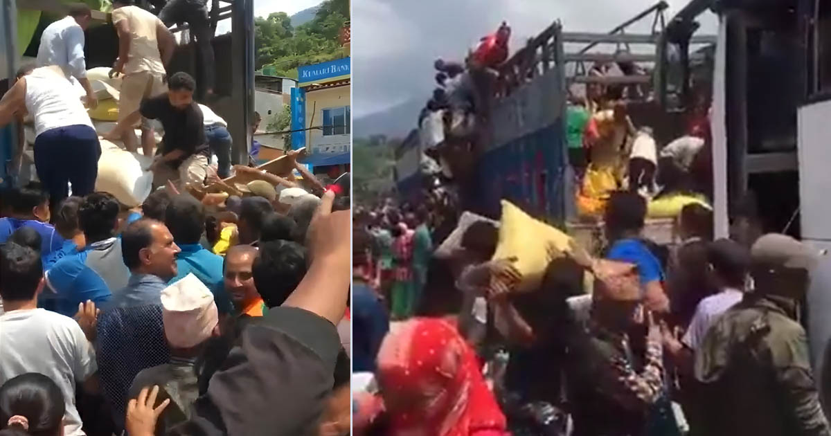 राजश्व अनुसन्धान विभागले नियन्त्रणमा लिएको दुई ट्रक रासायनिक मल किसानले लुटे
