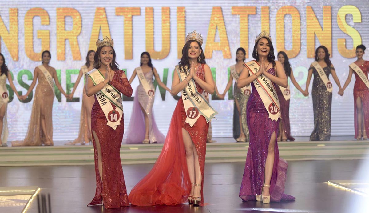 प्रियंका रानी जोशी बनिन यो वर्षको मिस नेपाल, सरिशा श्रेष्ठ मिस नेपाल अर्थ, न्यान्सी खड्का मिस नेपाल इन्टरनेशनल