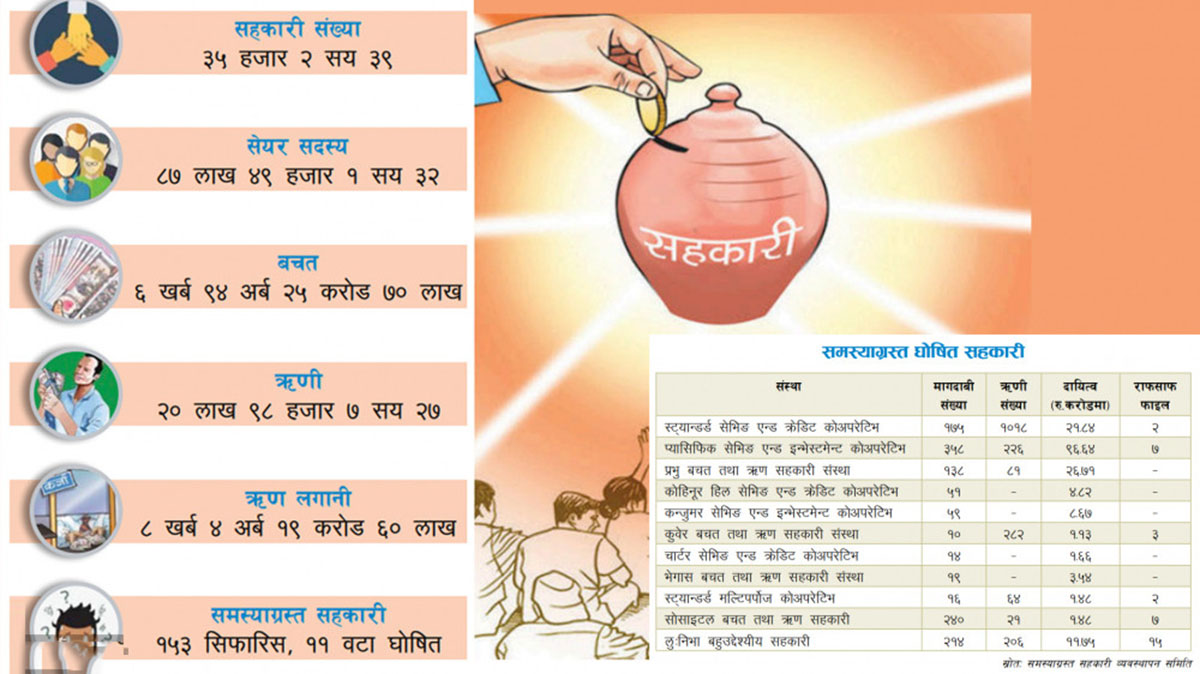 आखिर किन डुब्छन् सहकारी ?