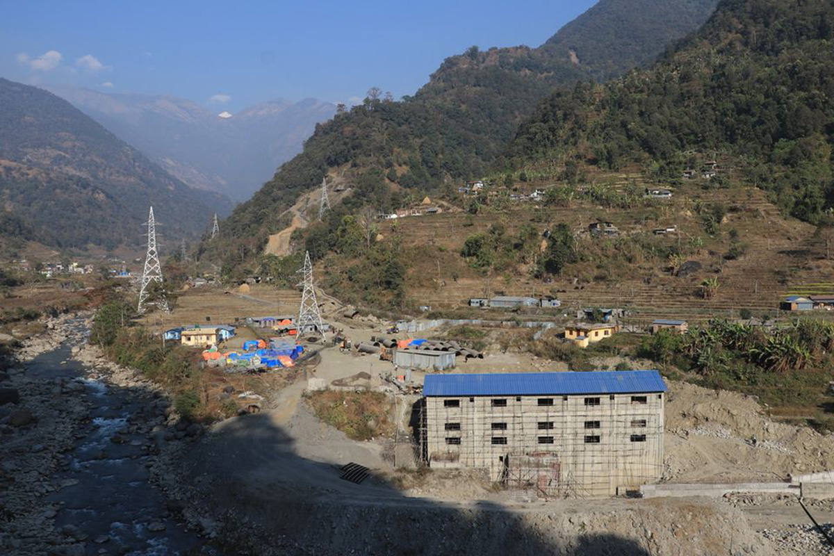 सुपर दोर्दी ‘ख’ ८८ प्रतिशत निर्माण सम्पन्न