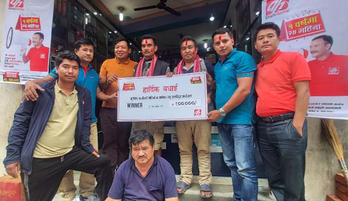 डिशहोमको एक लाख खड्का र घर्तीले जिते