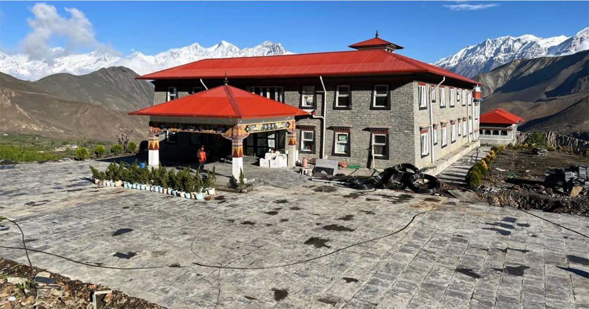 मुक्तिनाथ क्षेत्रमा थपिँदै धार्मिक र पर्यटकीय पूर्वाधार, पर्यटकलाई सुविधासम्पन्न बुटिक होटल