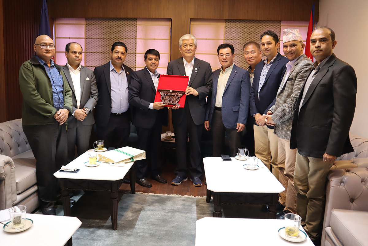 नेपालमा लगानी, प्रविधि ल्याउने कार्यमा सहयोग गर्न कोरियन प्रतिनिधिमण्डललाई महासंघको आग्रह