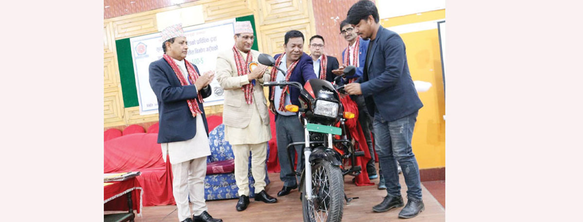 नेपाली विद्युतीय ‘गन्तव्य’ मोटरसाइकल बजारमा, दुई लाख ५० हजार रुपियाँ