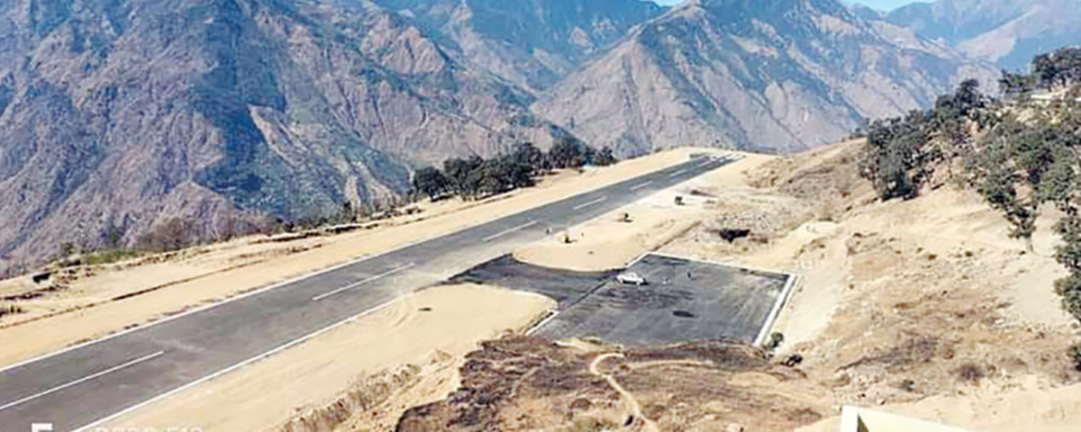 सुनथराली एयरपोर्ट ३८ वर्ष लगाएर निर्माण सम्पन्न, जहाज आउने अत्तोपत्तो छैन