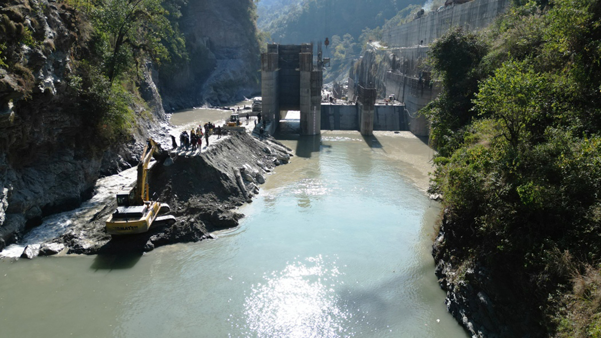 ४० मेगावाटको राहुघाट जलविद्युत् आयोजना दोस्रोपटक थपिएको समयमा पनि पूरा भएन