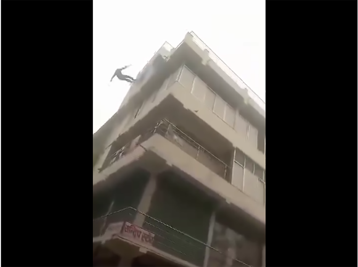 घरको पाँच तलाबाट हाम फालेर फिल्मी शैलीमा गरे व्यापारी अग्रवालले देहत्याग