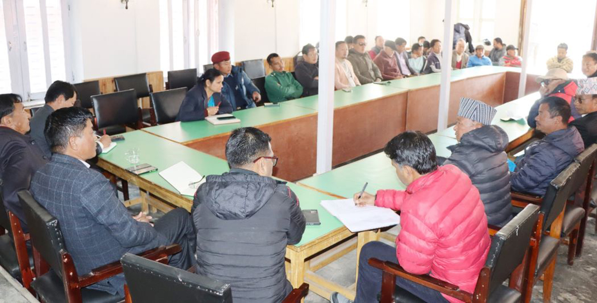 पाथीभरा क्षेत्रमा निर्माण गर्न लागिएको पाथीभरा केबलकार निर्माण कामलाई अघि बढाइने
