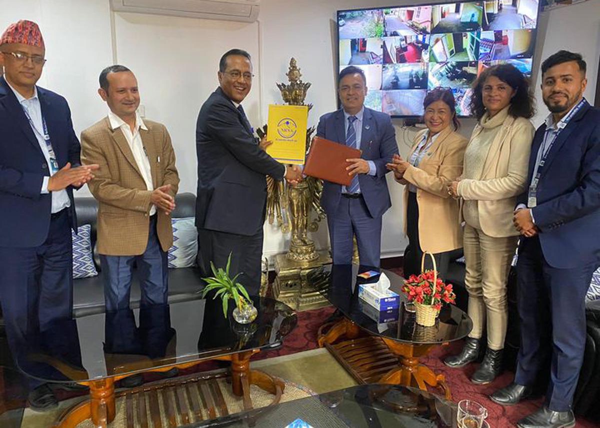 अन्तर्राष्ट्रिय बजारमा नेपाली मौलिक समानको प्रबर्द्धनका लागि एनआरएनए र व्यापार तथा निकासी प्रवर्द्धन केन्द्रले सहकार्य गर्ने