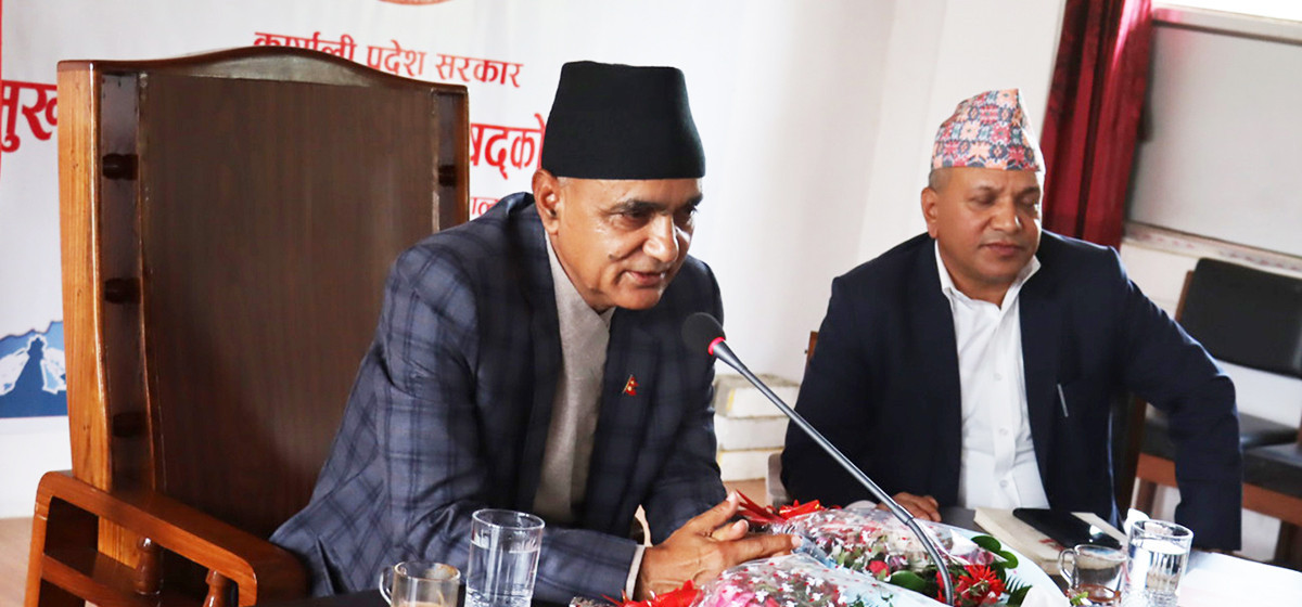 असारे विकासलाई निरुत्साहित गरौँ: मुख्यमन्त्री कँडेल