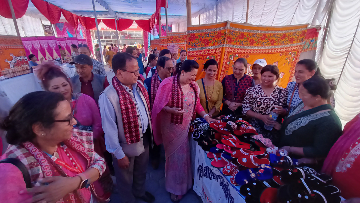 नागार्जुनमा कृषि तथा स्वदेशी उत्पादित वस्तुहरूको बृहत प्रदर्शनीमा स्थानीय मौलिकता झल्काउने ४९ वटा स्टल