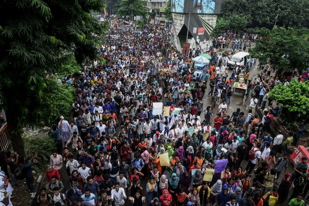 बङ्गलादेशबाट छ हजार ७ सय भारतीय विद्यार्थी फिर्ता