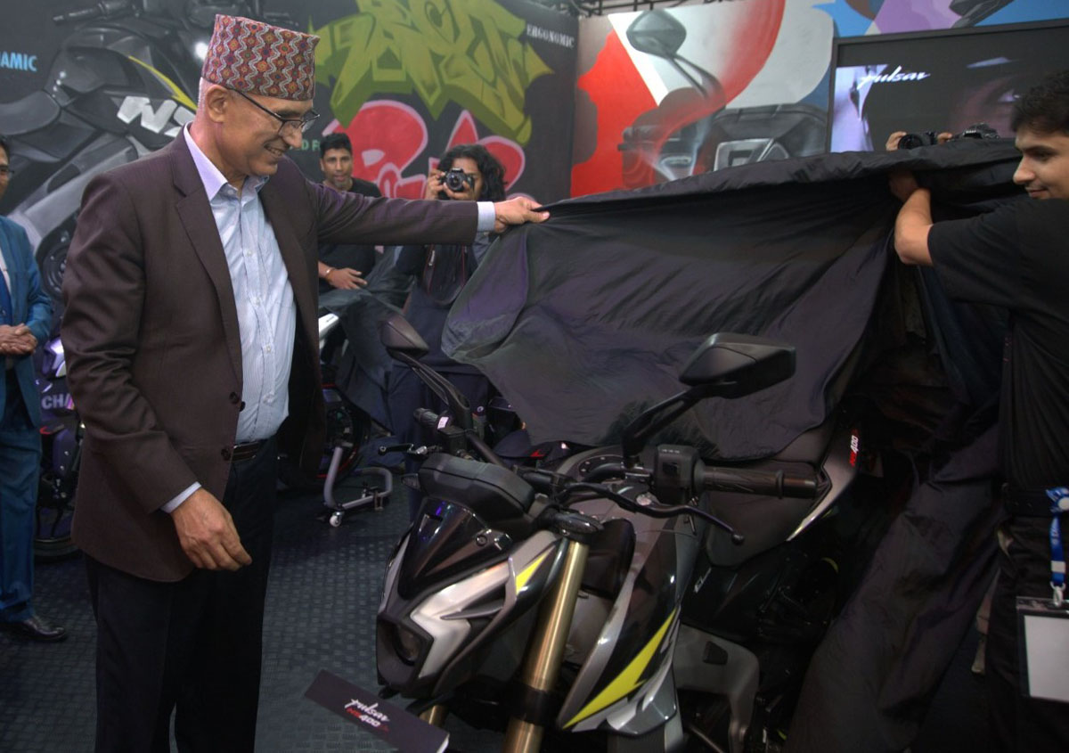 नाडा अटो शोमा ‘अहिलेसम्मकै सबैभन्दा ठूलो पल्सर’ बजाज पल्सर एनएस ४०० जेड सार्वजनिक