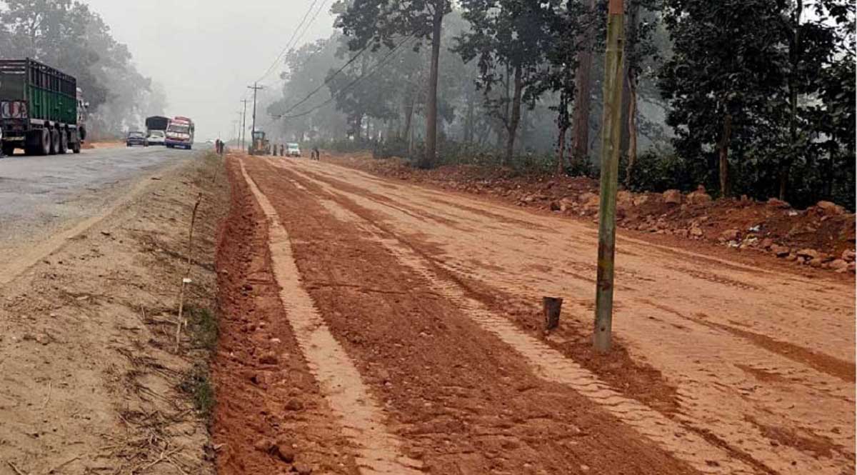 नारायणगढ–बुटवल सडकको भौतिक प्रगति ७६ प्रतिशत पुग्यो