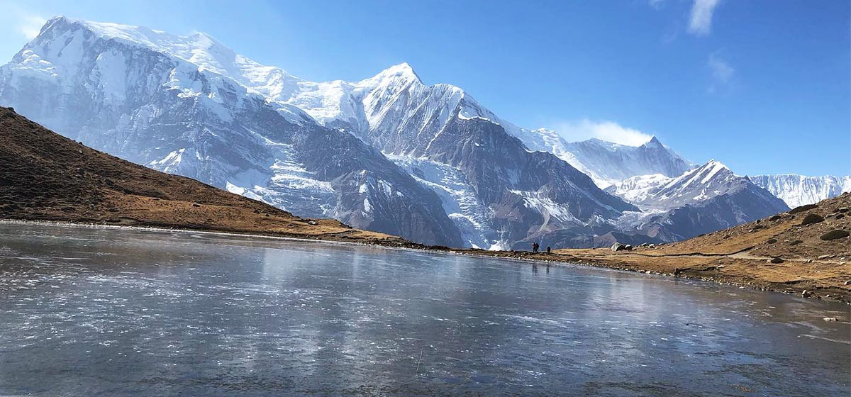 चिसो बढेसँगै जम्न थाले मनाङका नदी र ताल