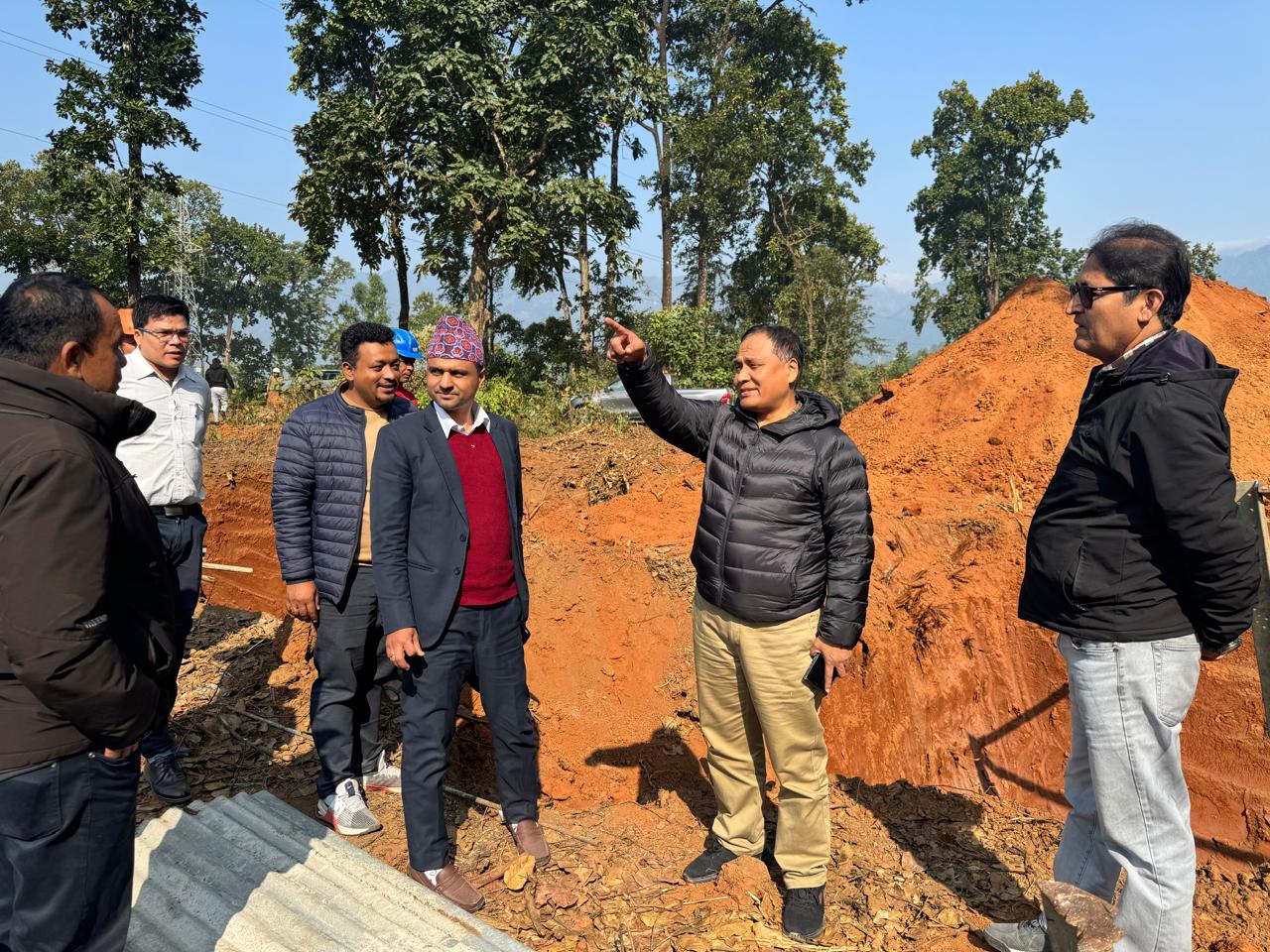 उदीपुर–मार्कीचोक–भरतपुर खण्ड निर्माणले गति लियो, एक हजार ६ सय मेगावाट विद्युत् प्रवाह गर्ने
