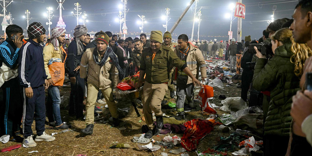 भारतको कुम्भ मेलामा  भागदौडहुदाँ १५ जनाको मृत्यु