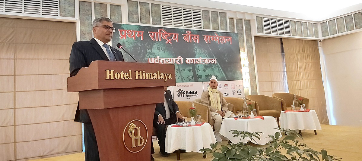 ‘बाँसले हरित अर्थतन्त्रको प्रवर्द्धन र वातावरणमैत्री समाज निर्माणमा योगदान पुर्‍याउछ’