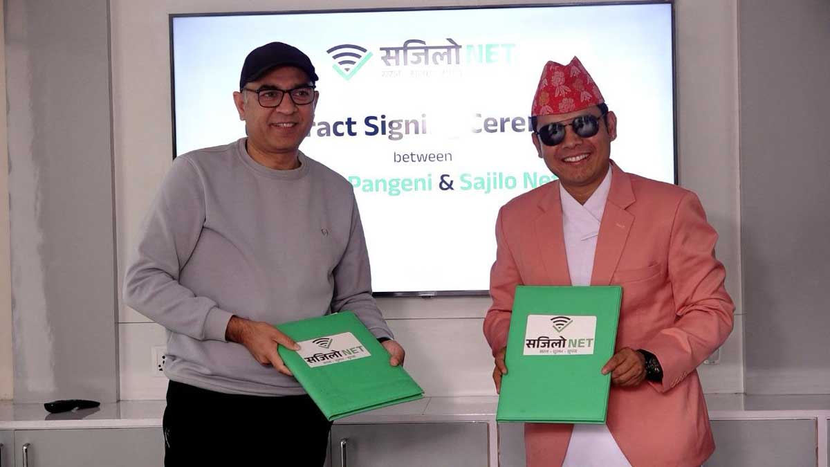 चर्चित लोकगायक बद्री पंगेनी सजिलो नेटको ब्राण्ड एम्बासडरको रुपमा नियुक्त