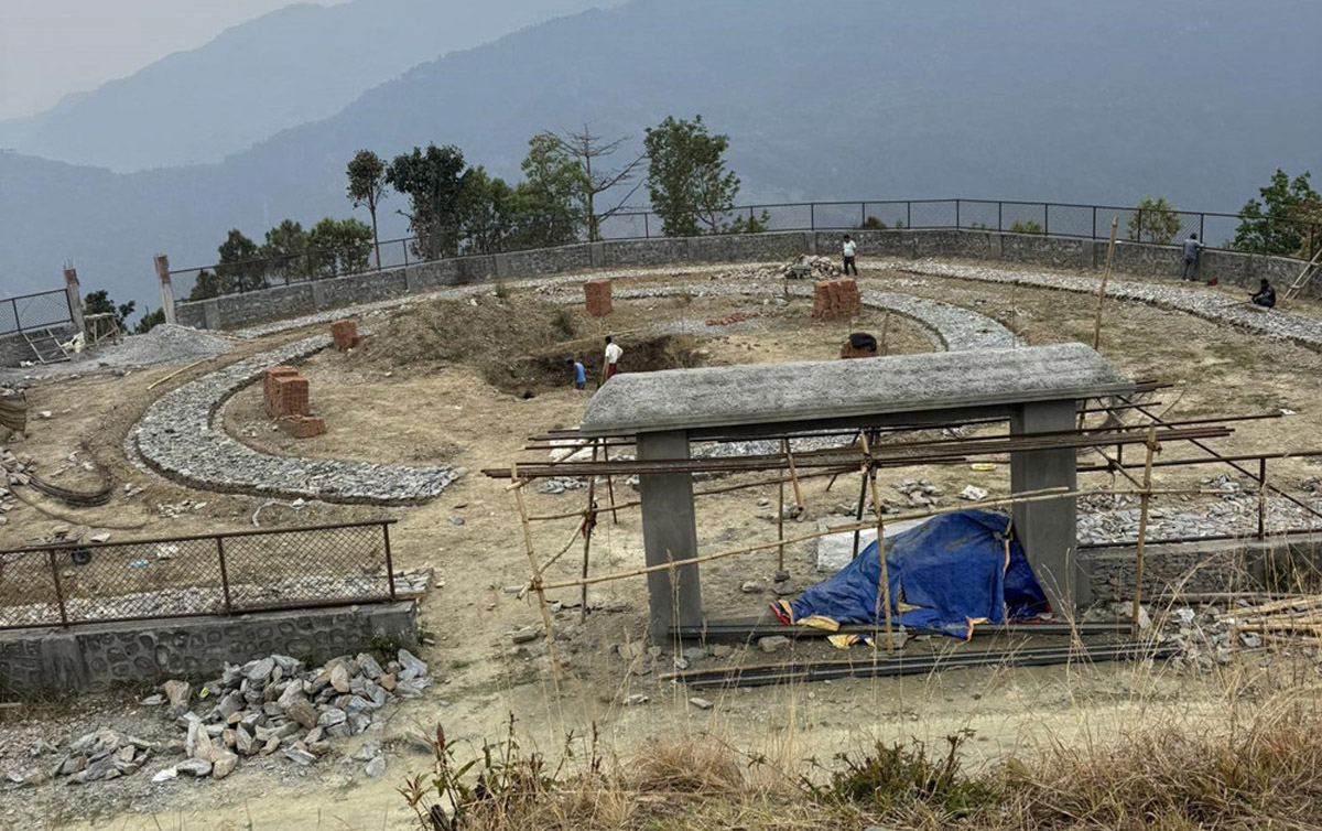 म्याद सकिएको दुई वर्षपछि रावण पार्क निर्माणले गति लियो, १ करोड ७६ लाखमा ठेक्का सम्झौता