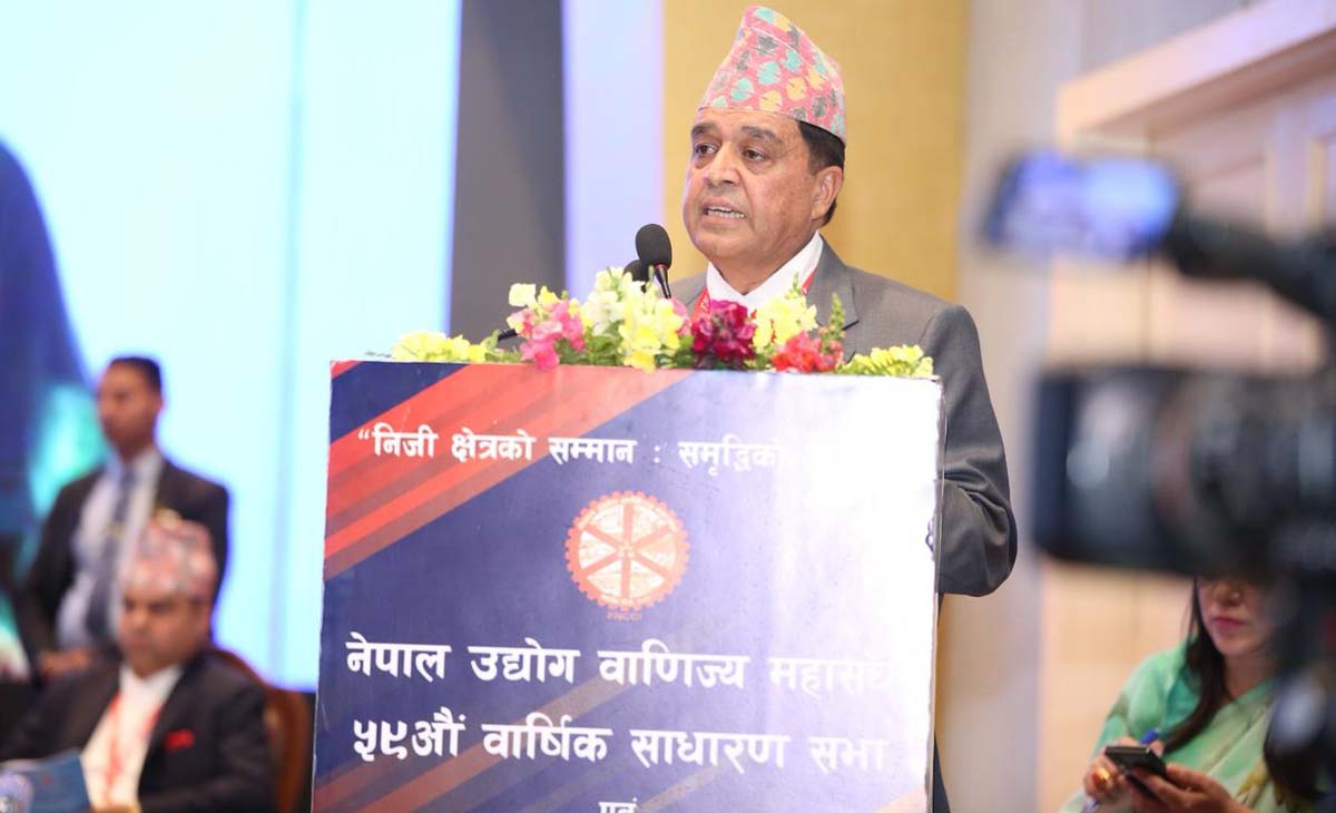 आर्थिक समृद्धि र विकासको नेतृत्व निजीक्षेत्रले गर्न पाउनुपर्छ