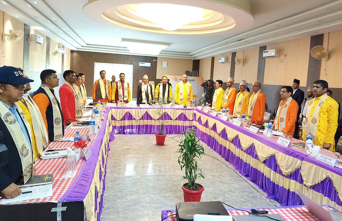 सातवटै प्रदेशका पूर्वाधारमन्त्रीहरू बर्दिबासमा, योजना तथा कार्यक्रमहरूको दस्तावेज प्रस्तुत