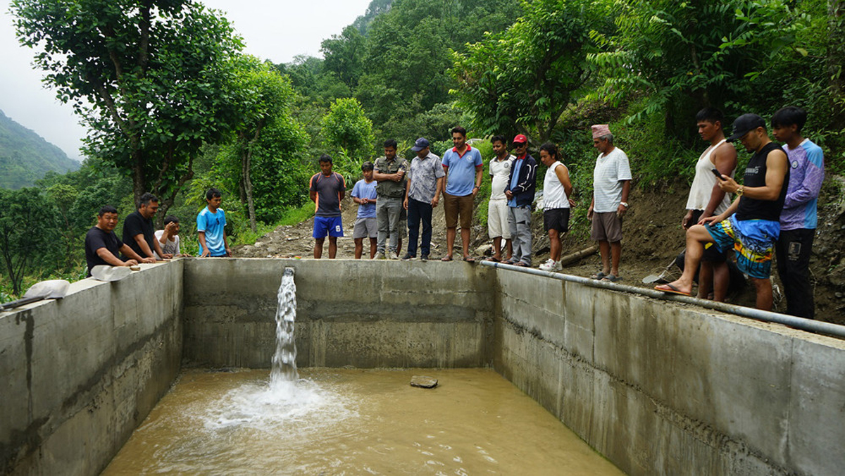 दम्काफाँटमा कालीगण्डकीको पानी पुर्‍याएर सिँचाइ, लिफ्टिङमार्फत पानी ल्याइयो
