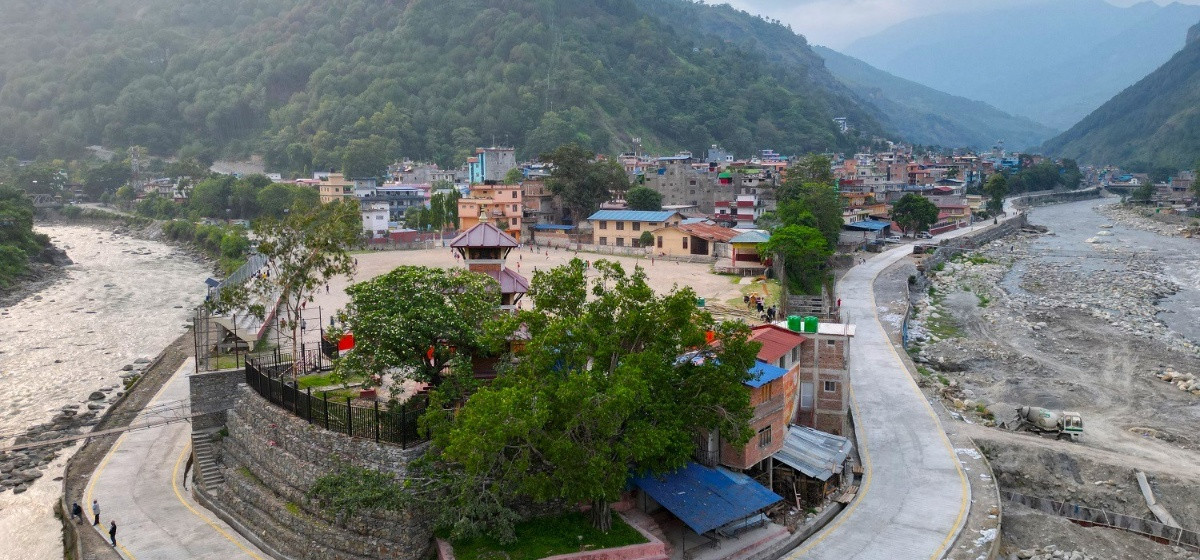 निर्धारित समयअघि नै बन्यो बेनी चक्रपथ