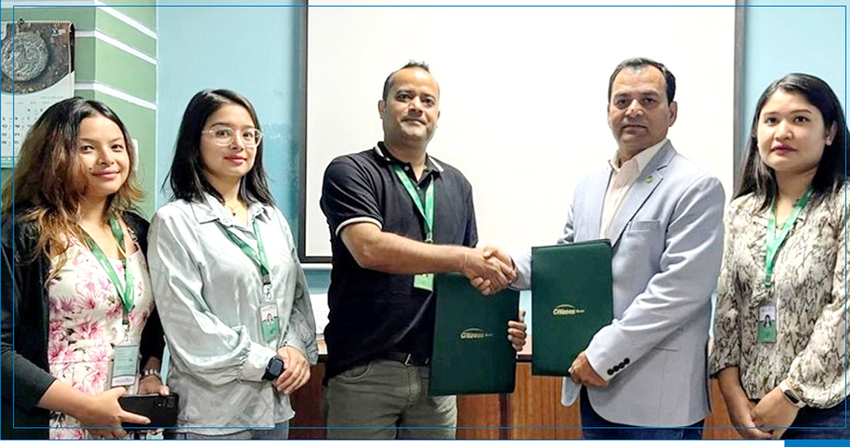 सिटिजन्स बैंकका ग्राहकले डाएमण्ड हिल रिर्सोटमा १५ प्रतिशत छुट पाउने